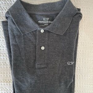 VV gray short sleeve polo